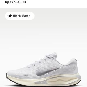 Nike White and Gray Athletic Shoes